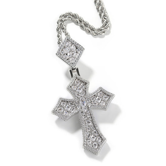 Opal Aquare Gem Cross