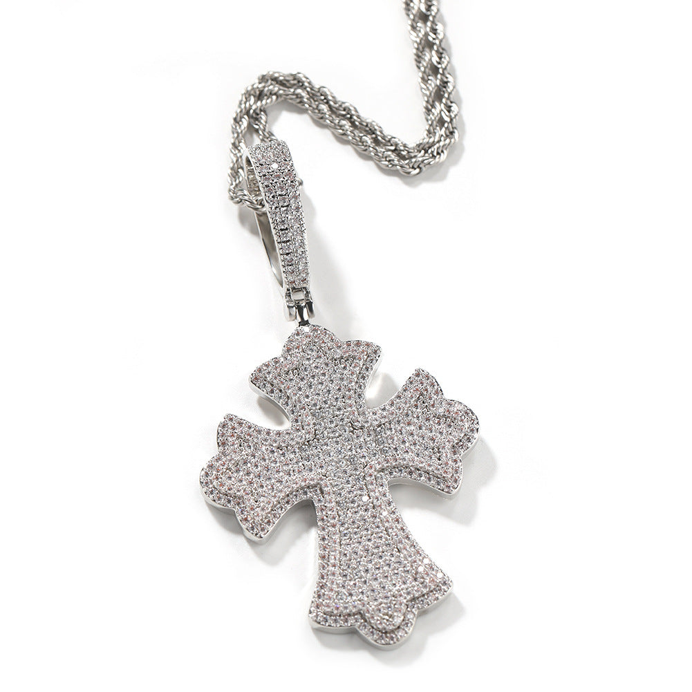 Flat Cloudy Sanit Cross