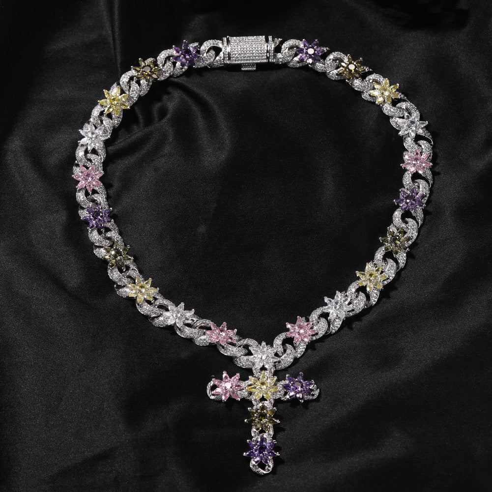 Iced Flower Cross