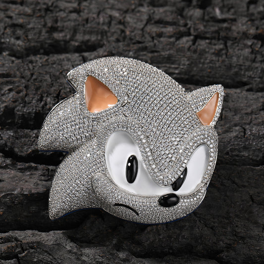 Sonic the Hedgehog CZ Gem Pendant