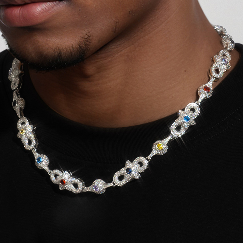 Virbant-Hued Chains | Matching Necklace& Bracelet Set