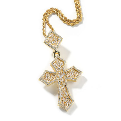 Opal Aquare Gem Cross