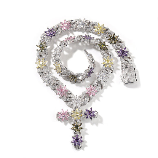 Iced Flower Cross