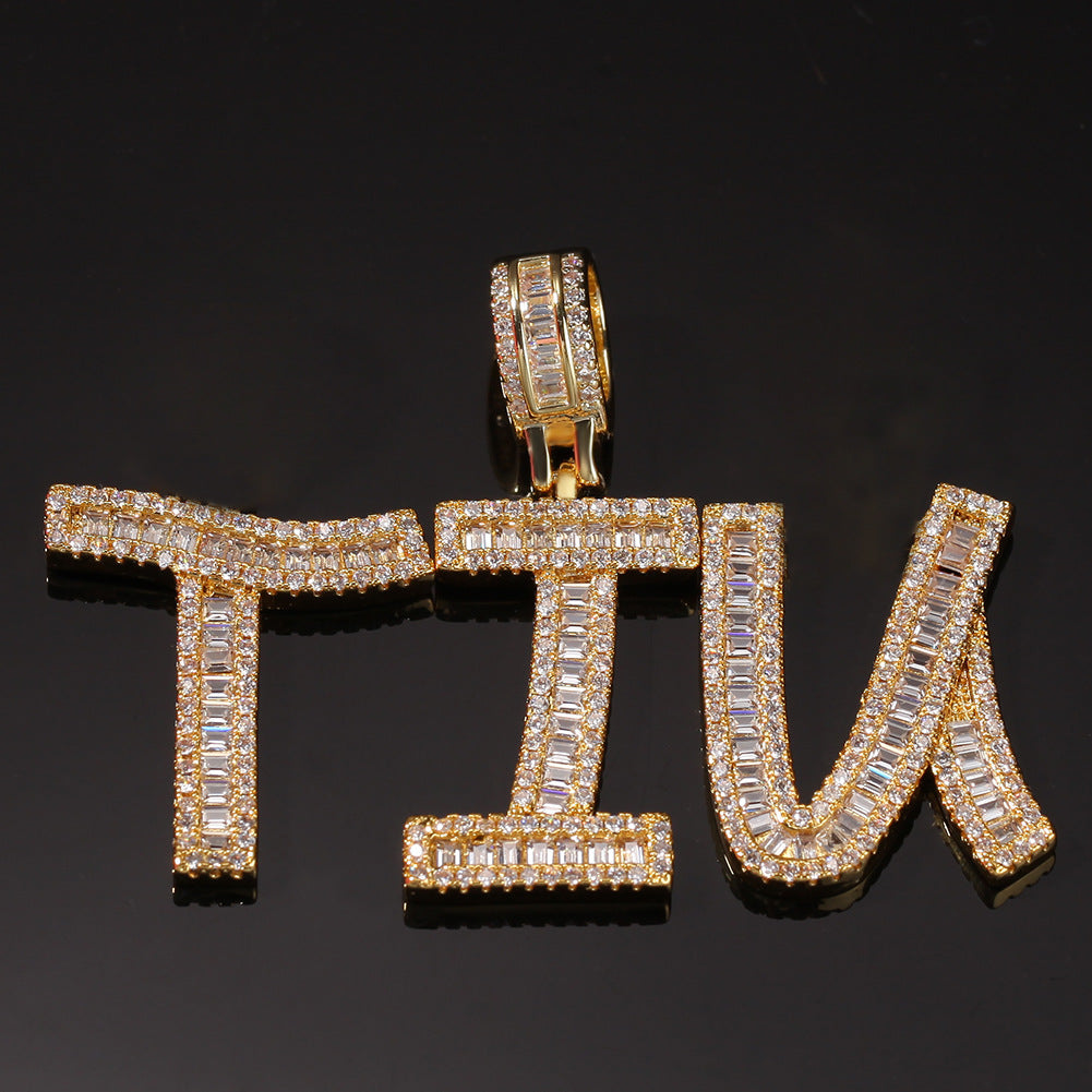 Cube Hard Style Customized Letter
