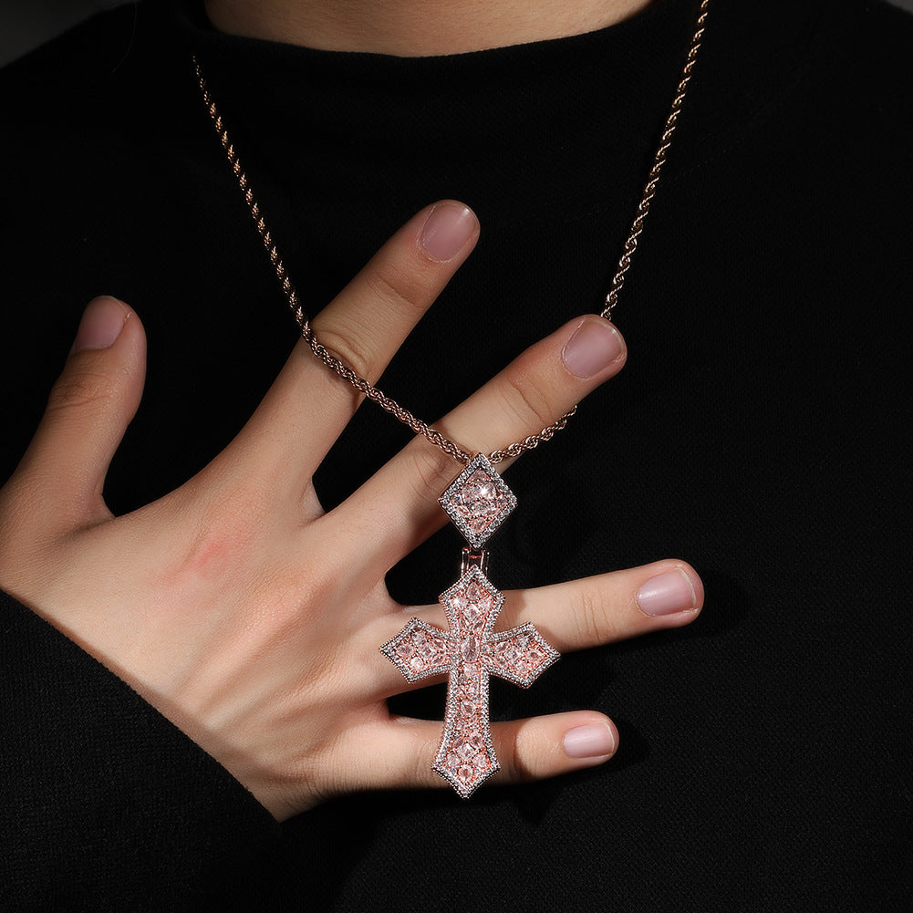 Opal Aquare Gem Cross