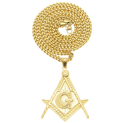 Freemasonry Icon Symbolic Pendant