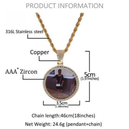 Multi-Size | Round Memorial Chain