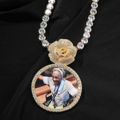 Large Rose Memorial Chain