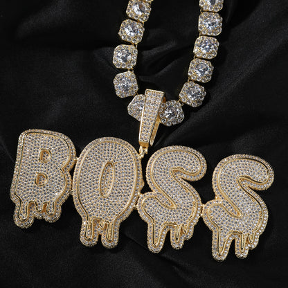 Tear Drop King Customized Letter