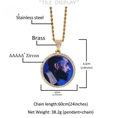 Multi-Size | Round Memorial Chain