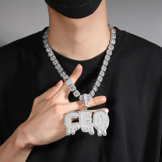 Tear Drop King Customized Letter