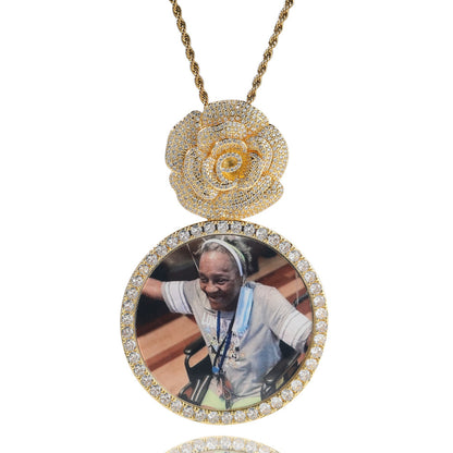 Large Rose Memorial Chain