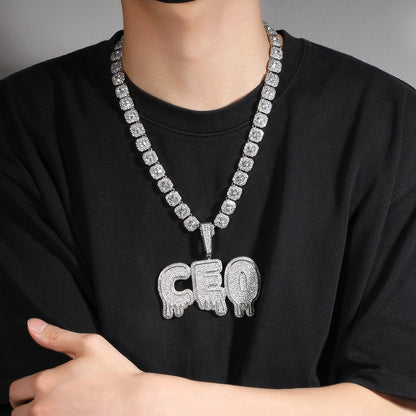 Tear Drop King Customized Letter