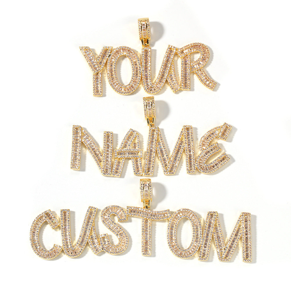 Cube Hard Style Customized Letter