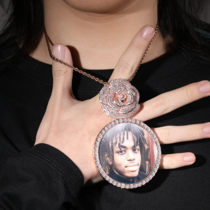 Large Rose Memorial Chain