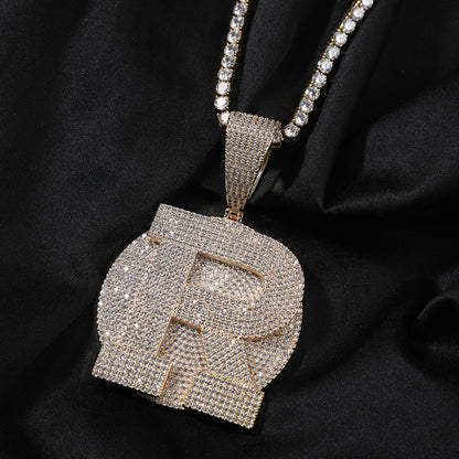 Large letters with rounded bases