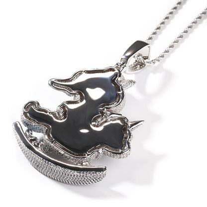 Pokemon Pikachu ピカチュウ CZ Gem Pendant