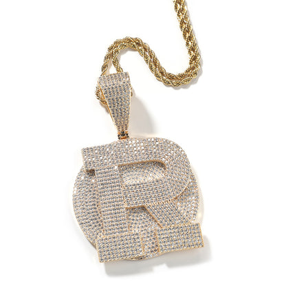 Large letters with rounded bases