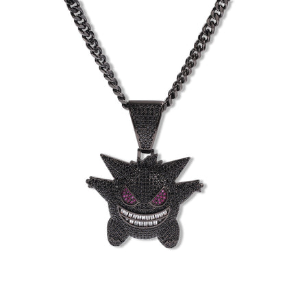 Pokemen Gengar ゲンガー CZ Gem Pendant