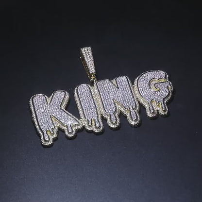 Tear Drop King Customized Letter